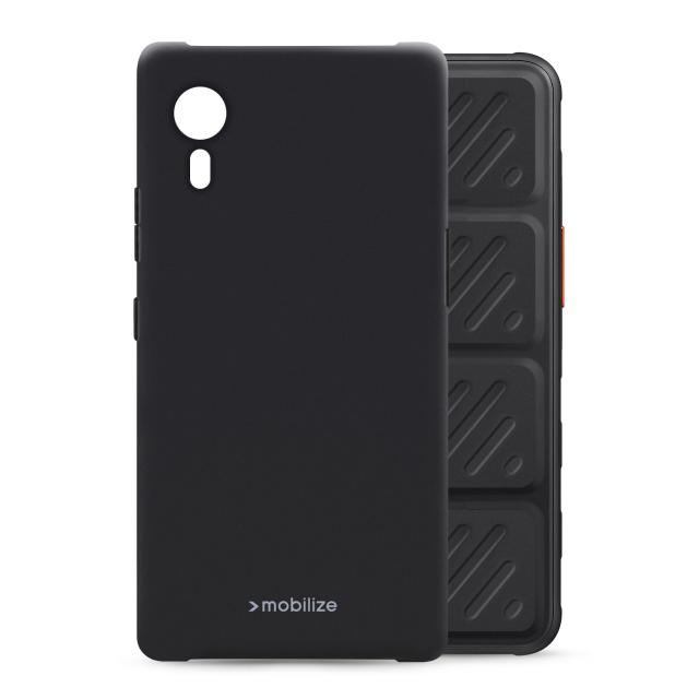 Mobilize Rubber Gelly Case Samsung Galaxy Xcover7 Matt Black - Mobilize