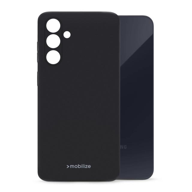 Mobilize Rubber Gelly Case Samsung Galaxy A35 5G Matt Black - Mobilize