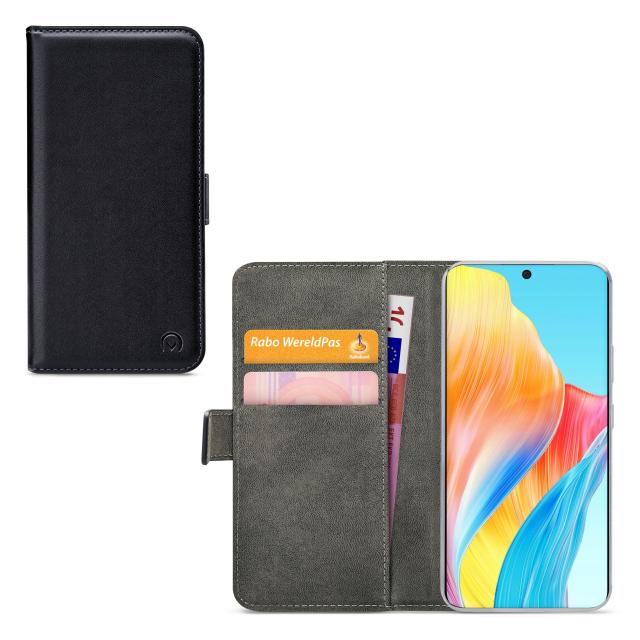 Mobilize Classic Gelly Wallet Book Case OPPO A58 4G Black - Mobilize