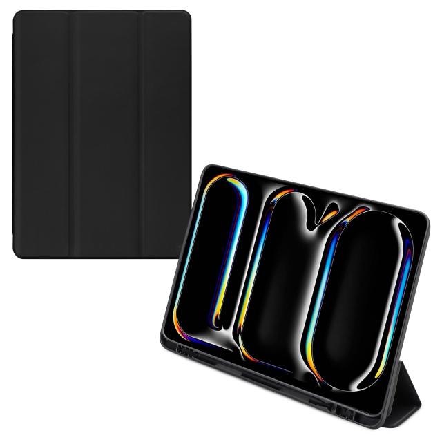 Mobilize Solid Folio Case for Apple iPad Pro 13 (2024) Black - Mobilize