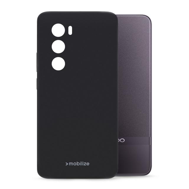 Mobilize Rubber Gelly Case OPPO Reno12 Pro Matt Black - Mobilize