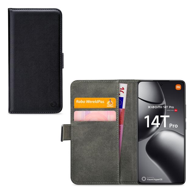 Mobilize Classic Gelly Wallet Book Case Xiaomi 14T Pro Black - Mobilize