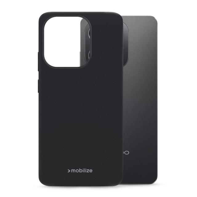 Mobilize Rubber Gelly Case OPPO A40/A40m/A60 5G Matt Black - Mobilize