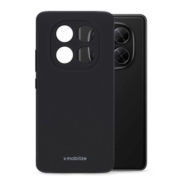 Mobilize Rubber Gelly Case Xiaomi Redmi Note 14 Pro 5G Matt Black - Mobilize