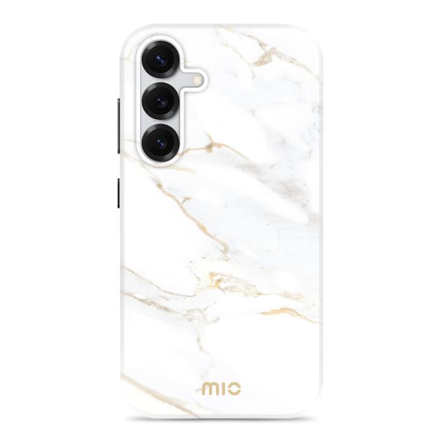 MIO White Marble Magsafe Compatible for Samsung S24 5G/S25 5G - MIO by Mobilize
