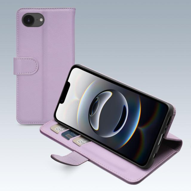 Mobilize Premium Gelly Wallet Book Case Apple iPhone 16e Purple - Mobilize