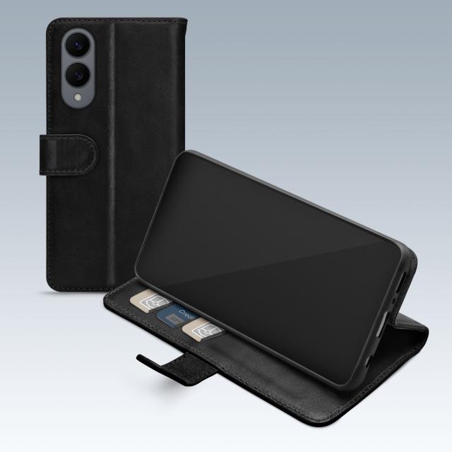 Mobilize Premium Gelly Wallet Book Case Samsung Galaxy S25 Edge 5G Black - Mobilize