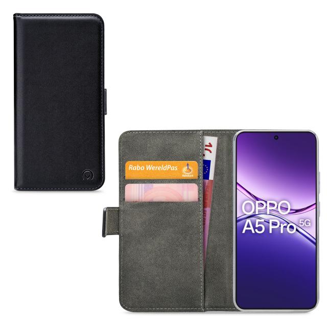 Mobilize Classic Gelly Wallet Book Case OPPO A5 Pro 5G Black - Mobilize