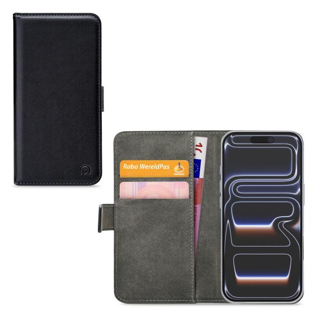 Mobilize Classic Gelly Wallet Book Case Apple iPhone 17 Pro Max Black - Mobilize