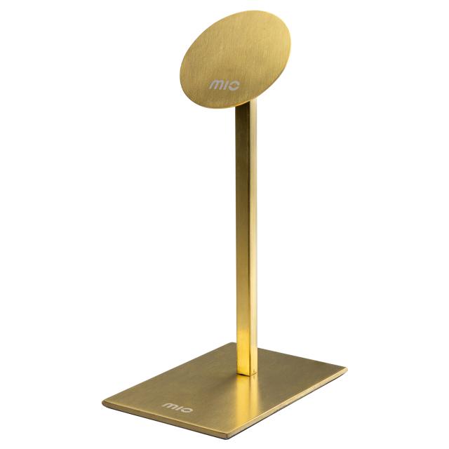 POS - MIO - Phone Case Counter Display Adjustable Angle Brushed Gold - MIO by Mobilize