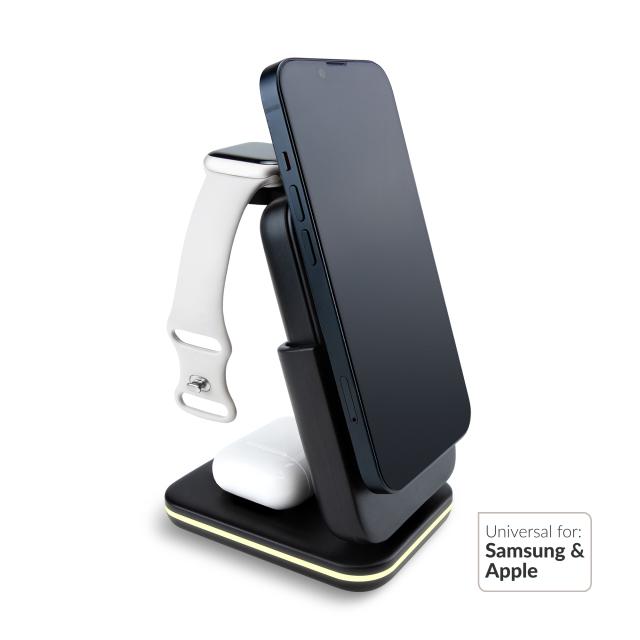 Mobilize 4in1 Wireless Charger Station with Detachable Power Bank 5000mAh - Mobilize