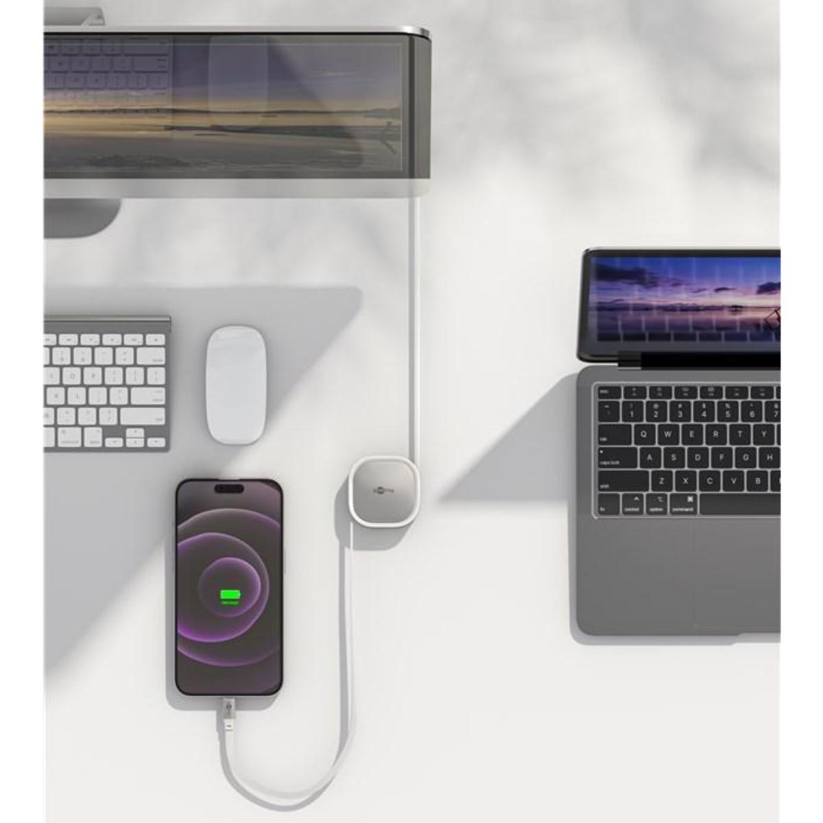 Samsung Galaxy Note 8 - 1 meter - Wit - Goobay