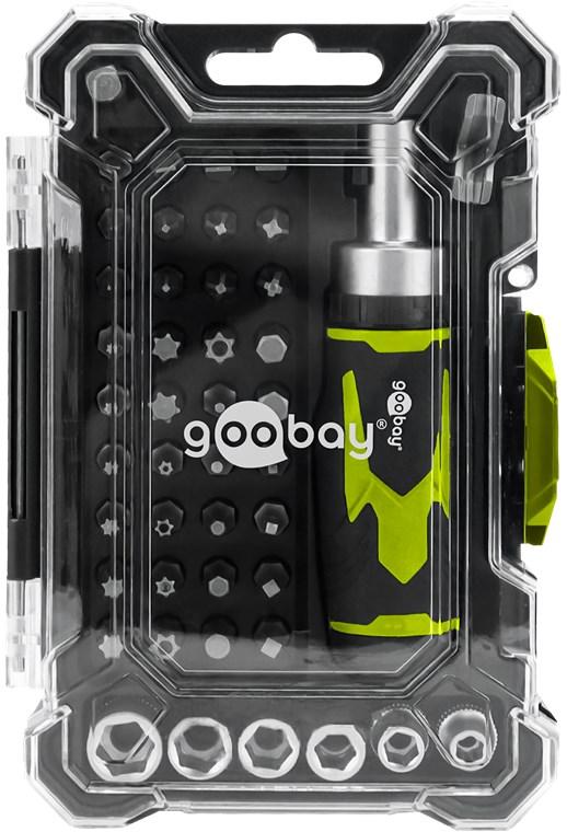 Schroevendraaierset met 43-delige bitset - Goobay Tools