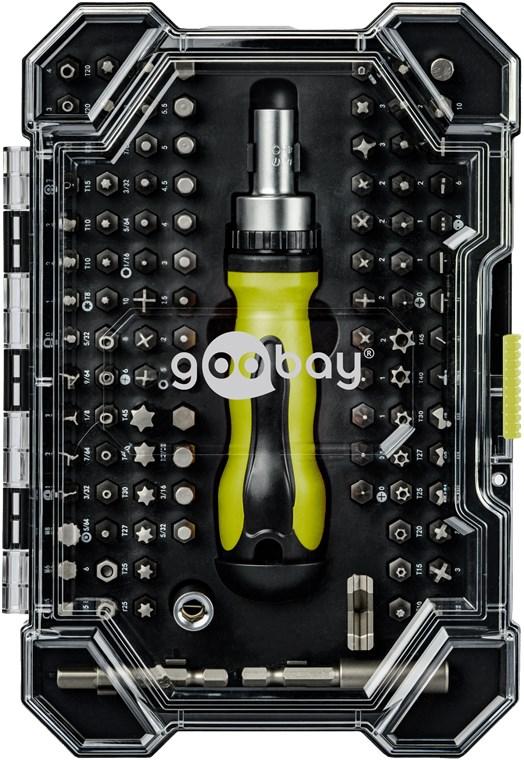 Coffret tournevis avec set de 100 embouts - Goobay Tools