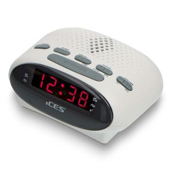 Radio-réveil Blanc - ICES