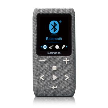 Lecteur MP3/MP4 avec Bluetooth® Carte Micro SD 8 Go Gris - Lenco