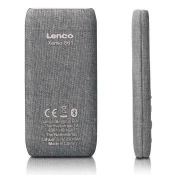 Lecteur MP3/MP4 avec Bluetooth® Carte Micro SD 8 Go Gris - Lenco