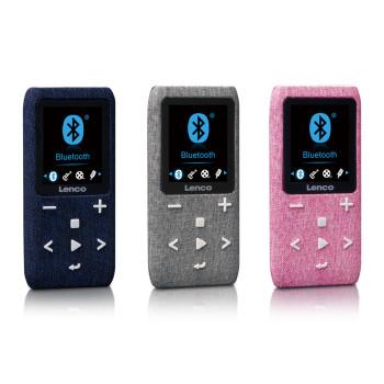 Lecteur MP3/MP4 avec Bluetooth® Carte Micro SD 8 Go Bleu - Lenco