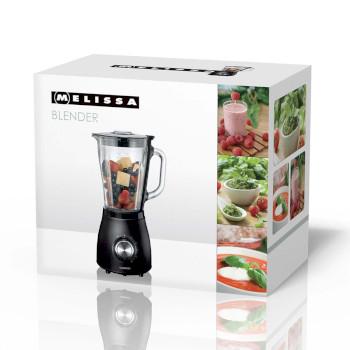 Blender 1,5L pichet en verre 500W noir mat - MELISSA