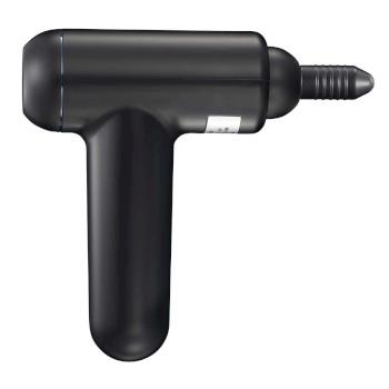 Pistolet de massage rechargeable avec LED 4 têtes Noir - MELISSA
