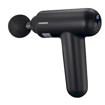 Pistolet de massage rechargeable avec LED 4 têtes Noir - MELISSA