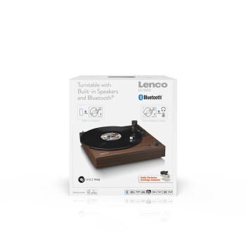 Platenspeler met Bluetooth®, twee ingebouwde luidsprekers en AT3600L - Lenco