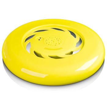 Haut-parleur Bluetooth frisbee jaune - AXXION