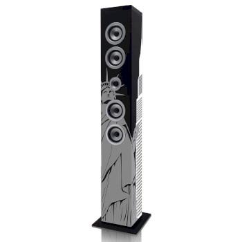 Speakertower met Bluetooth®, PLL FM-radio, USB- en SD-speler - ICES