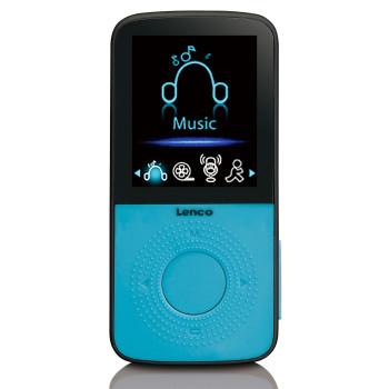 Sport MP3/4-speler met stappenteller Sportoordopjes en sportarmband Blauw - Lenco