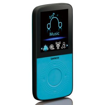 Sport MP3/4-speler met stappenteller Sportoordopjes en sportarmband Blauw - Lenco