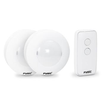 2 veilleuses LED avec télécommande - Fysic