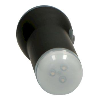 Oplaadbare LED-zaklamp Zwart - Alecto