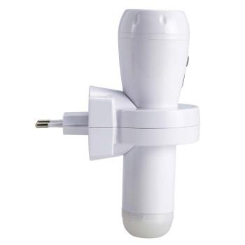 Oplaadbare LED zaklamp Wit - Alecto