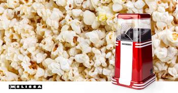 Machine à popcorn 60 g 1200 W 2 - 4 min Rouge/Blanc - MELISSA