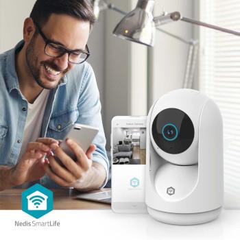 SmartLife Camera voor Binnen 3MP Full HD 1296p Pan tilt Cloud Opslag - Nedis