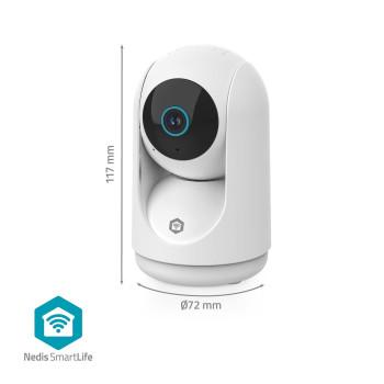 SmartLife Camera voor Binnen 3MP Full HD 1296p Pan tilt Cloud Opslag - Nedis