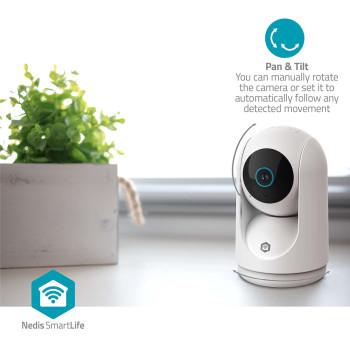 SmartLife Camera voor Binnen 3MP Full HD 1296p Pan tilt Cloud Opslag - Nedis