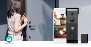SmartLife Sonnette Vidéo Alimenté par Batterie 2x Full HD 1080p Stockage Cloud - Nedis