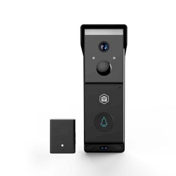 SmartLife Sonnette Vidéo Alimenté par Batterie 2x Full HD 1080p Stockage Cloud - Nedis