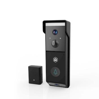 SmartLife Sonnette Vidéo Alimenté par Batterie 2x Full HD 1080p Stockage Cloud - Nedis