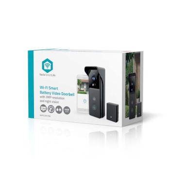 SmartLife Sonnette Alimenté par batterie 3MP Full HD 1296p Cloud - Nedis