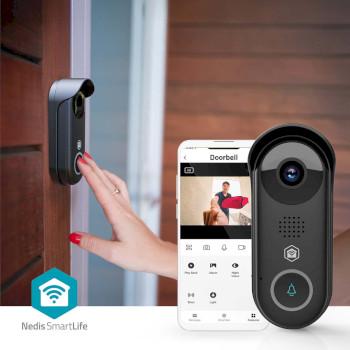 SmartLife Sonnette Vidéo Transformateur Full HD 1080p Stockage Cloud - Nedis