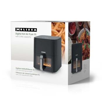 Friteuse à air chaud numérique XL 5 L Minuterie 60 min 8 préréglages - MELISSA
