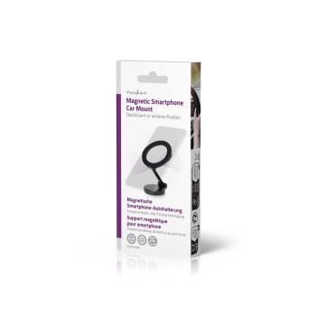 Support de Téléphone de Voiture Magnétique Pour Pare-brise et Tableau de Bord Universel - Nedis