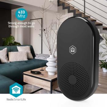 SmartLife Gong RF, fréquence 433 MHz Accessoire pour : WIFICDP11BK / - Nedis