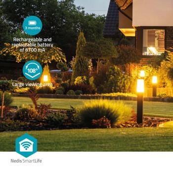 SmartLife Camera voor Buiten Spotlight 3MP Full HD 1296p Pan tilt - Nedis
