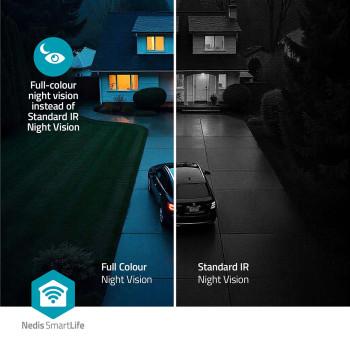 SmartLife Camera voor Buiten Spotlight 3MP Full HD 1296p Pan tilt - Nedis