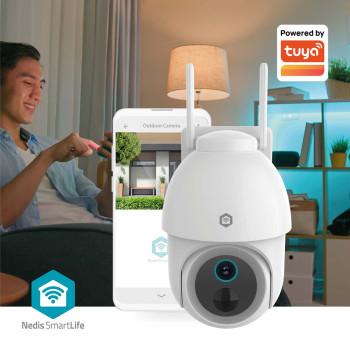 SmartLife Camera voor Buiten Spotlight 3MP Full HD 1296p Pan tilt - Nedis