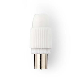 Connecteur IEC (Coax) Droit Mâle Nickelé 75 Ohm À visser - Nedis