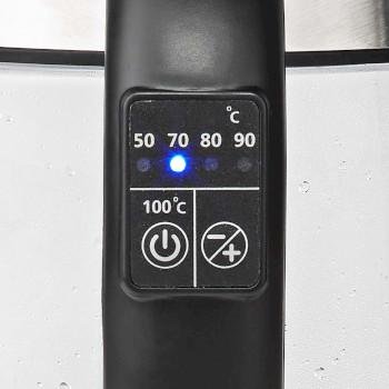 Bouilloire électrique numérique 1,7 L 2200 W Verre 50/70/80/90/100 - MELISSA